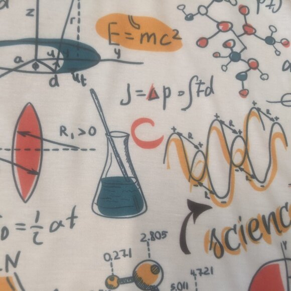 L.A. Soul Size *Small Tank Top White with Science Print - Picture 10 of 11